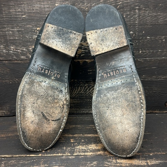 Bed Stu Leather Wingtip Oxford Shoes Size 10 - Picture 6 of 8